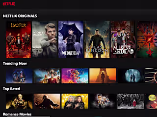 Netflix clone using MERN stack and TMDB api