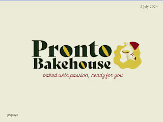 Pronto Bakehouse Brand Identity