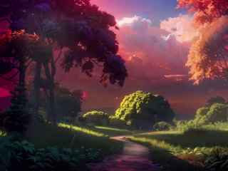 Nature's background: Painting sketch generated ai images.