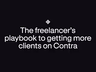The Freelancer’s Playbook for Getting More Clients on Contra