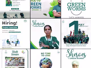 Social Media Management for Green Worms Pvt Ltd, India