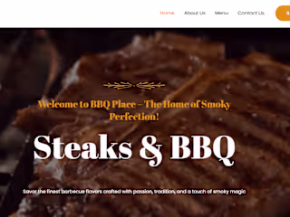 BBQ Palace: A Full-Service Website Design and Brand Engagement