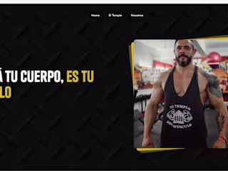 Gym Website - El Templo del Músculo 💪🏛️