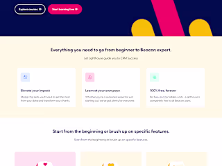 Designed A Course Website for Beacon CRM Academy
