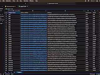 Automation scraping Dexscreener wallet