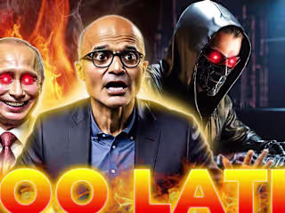 Tech-Giant-Microsoft-Hacked-by-Russian-Group-Thumbnail Design