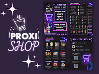 Branding - Flyers - Proxi Shop