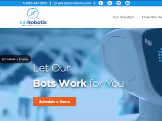 JobRobotix website build