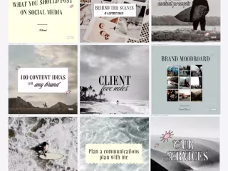 Instagram Social Content Design | Kittl 🌊🌾