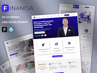 Financia Financial Management Firm Website Design