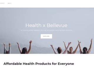 HealthxBellevue-Home, About & Product Description Page Copy