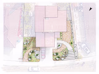 Landscape design illustrations