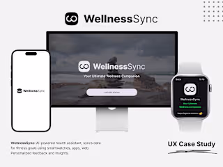 WellnessSync (Mobile, Smartwatch & TV App)