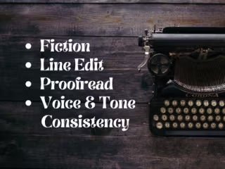 Developmental Edit of a Fiction Novel Manuscript