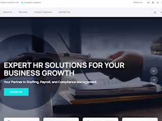 Responsive Website for hronepoint agency