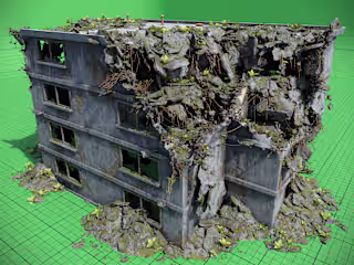 Procedural Destroyed Building Generator