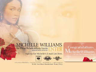 Hybrid Flash/HTML Site for Michelle Williams’ Debut Gospel Album