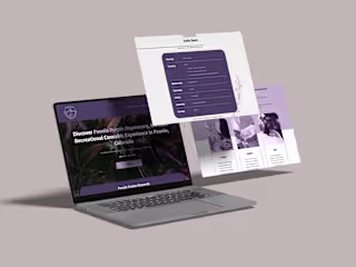 Vibrant Website Design for Paonia Purple Dispensary