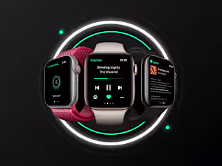 Watch OS(Cosmos)- Apple Watch Music App UI