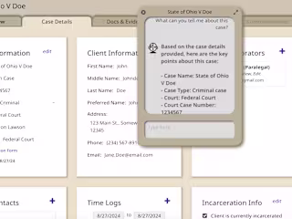 AI-Driven Legal Case Management and Research App