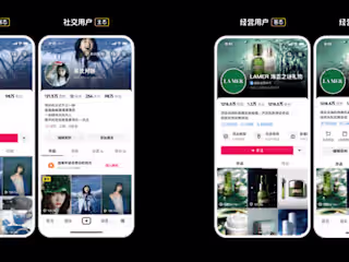 The Profile page of Tiktok(Douyin)  