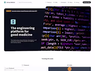 Canvas Medical Website Redesign