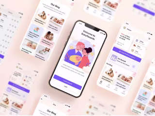 Baby Records Mobile App Design