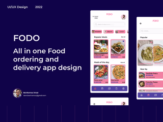 Food App Design 