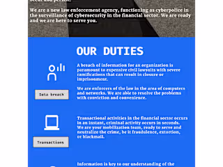 The Watchers - Web design