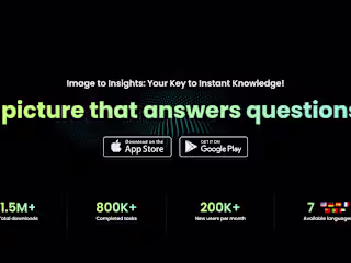 Pic Answer Landing page