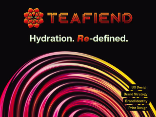TeaFiend 💫 Branding + Packaging