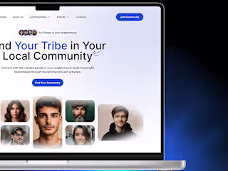 Local Tribe - A Community Website Design