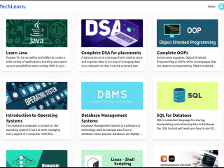 Fullstack Edtech website with learning resources