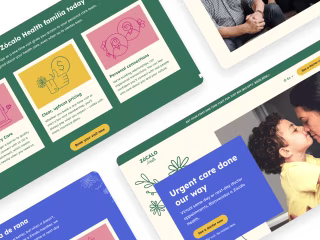 Conversion-focused telehealth website