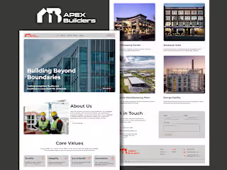 Apex Builders Website Design and Development
