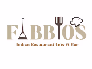  Logo Design for Fabbios - Indian Restaurant Cafe & Bar