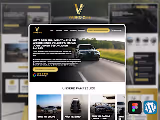 Vabro Cars Website Design and Development