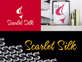 Logo Design for "Scarlet Silk"