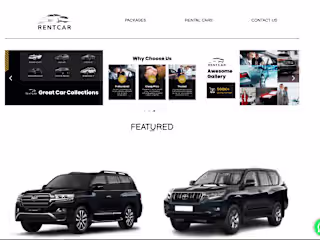 Business Website (Rent a Car)