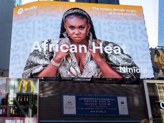 Collaboration with Spotify, Niniola - Times Square NY