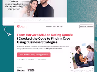 Dating Guru Landing Page Design