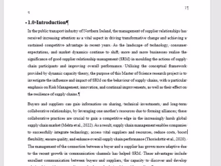 Exploring the Impact and Influence of Supplier Relationship