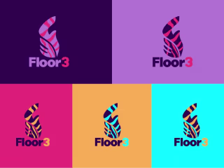 Logo Design and Brand Guidelines for Floor3 | A music band
