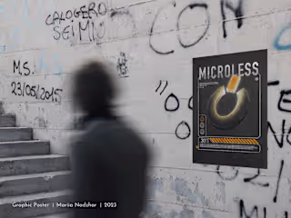 Futuristic Promotional Company Graphic Poster 