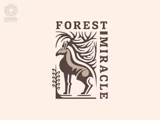 Forest Deer miracle logo