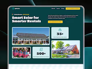 Split Solar 🏡 | Rental Property Solar Website Design