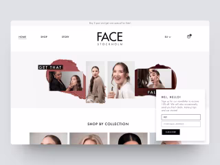 FACE Stockholm – E-commerce & Branding