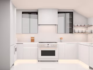 Kitchen design rendering