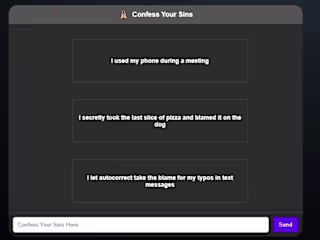 Sin Confession App