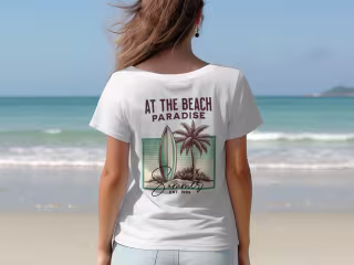 Estampado playero femenino para Kittl :: Behance